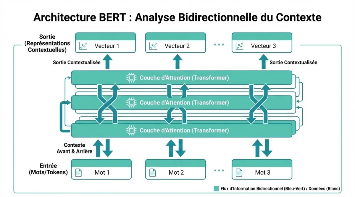 [Google BERT analysant une requête]