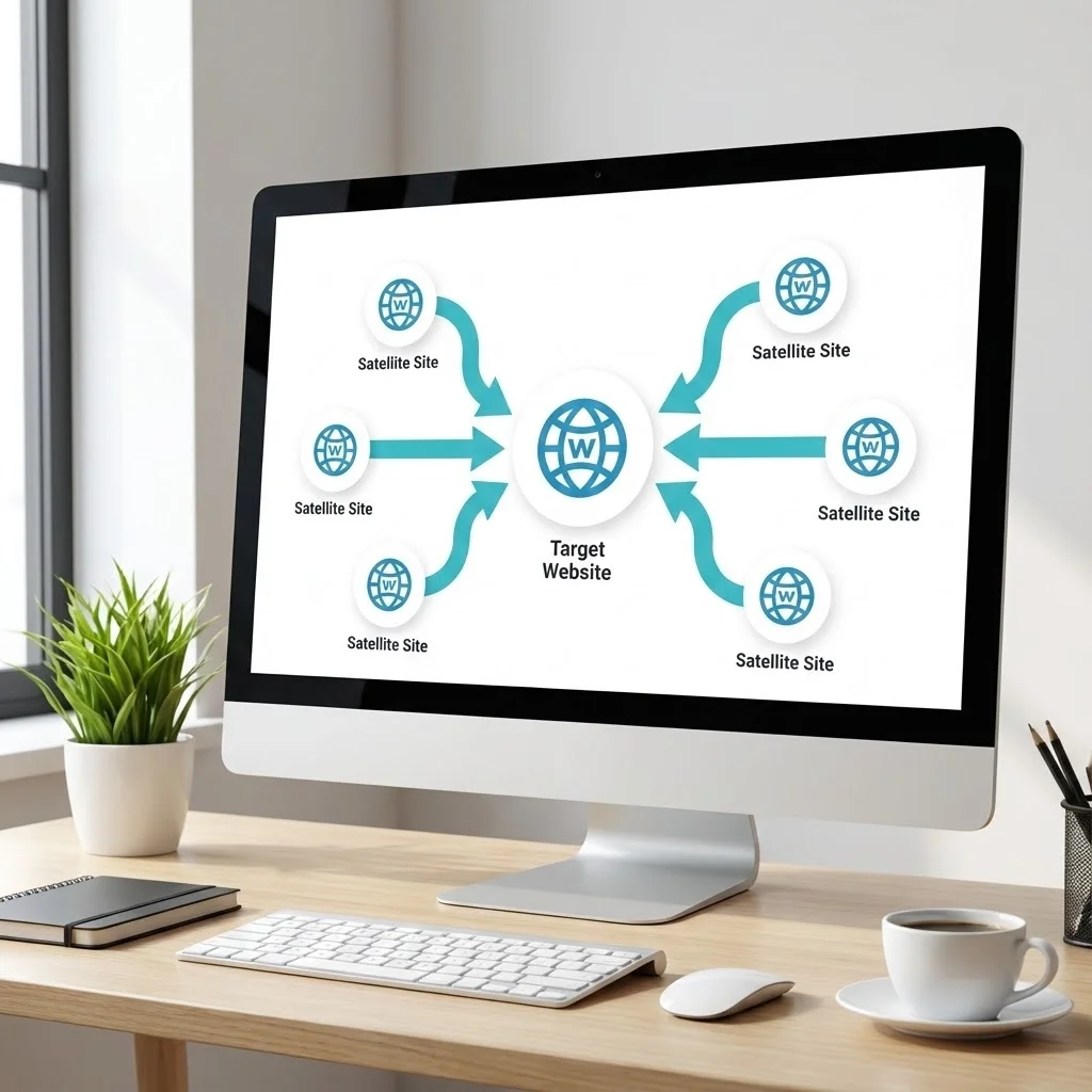 [Schéma réseau PBN vers site cible]