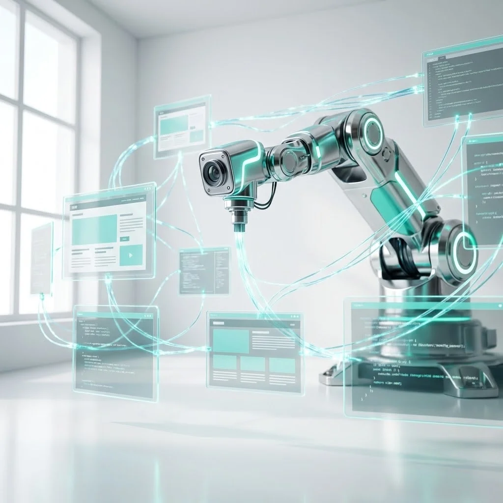 [Robot crawler parcourant des pages web]