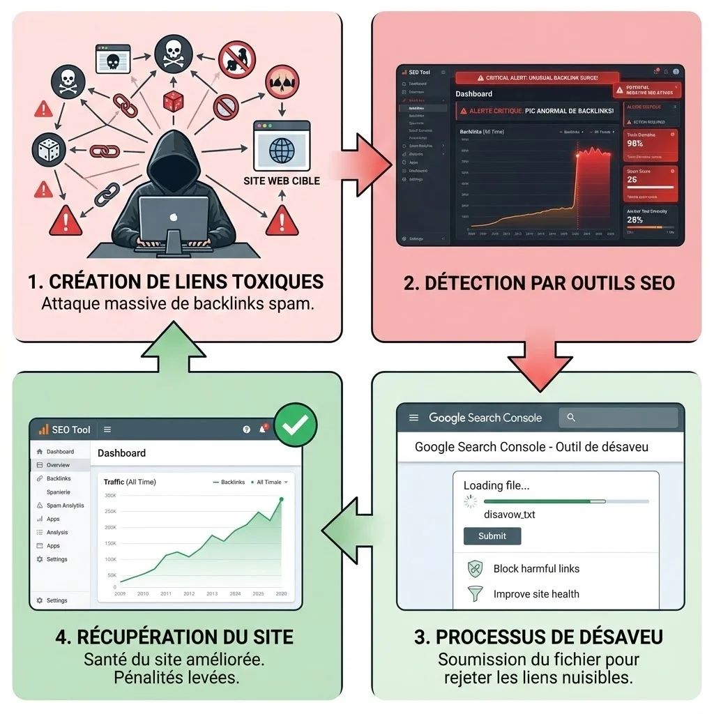 [Cycle attaque negative SEO]